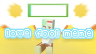 love fool meme minecraft animation