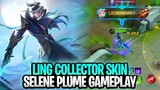 Ling Upcoming Collector Skin "Serene Plume" Gameplay | Mobile Legends: Bang Bang