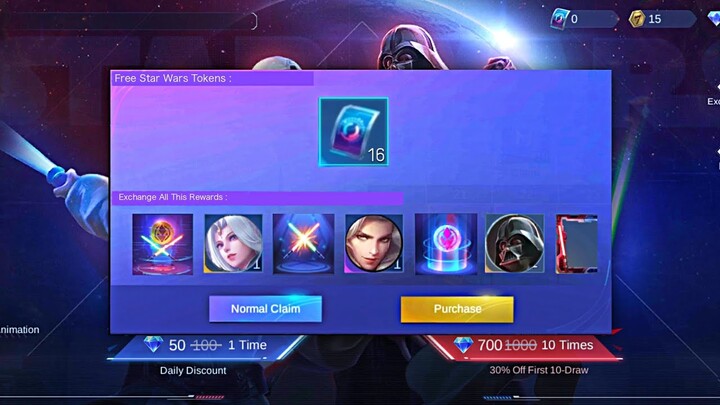 GET 2 SPECIAL SKINS FROM PHASE 2 OF STARWARS AND BOUNTY HUNTER EVENT | VPN TRICK | MLBB