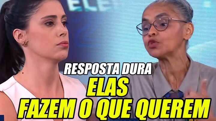 Elas fazem o que quiser' Marina dá lapada em jorn