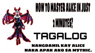 MASTER ALICE IN 2 MINUTES.