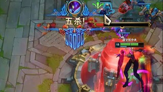 一打五的螳螂，耍！