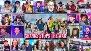 Shanks Stops the War Reaction Mashup | One Piece Episode 489