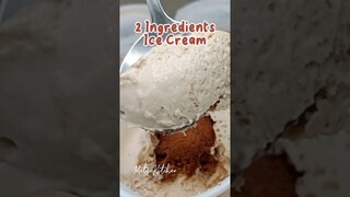 2 Ingredients Ice Cream - Milo Flavor #easyrecipe #simplerecipe #2ingredientsicecream #metskitchen