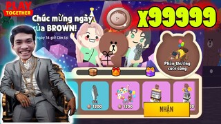 Mẹo Làm Sự Kiện Sinh Nhật Brown Kiếm 999.999 Xu Đổi FREE Skin Xe Cực Ngon | Play Together