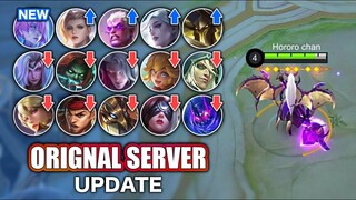 GOLD LANE AND JUNGLE ADJUSTMENT AND MORE! IN NEW ORIGINAL SERVER UPDATE