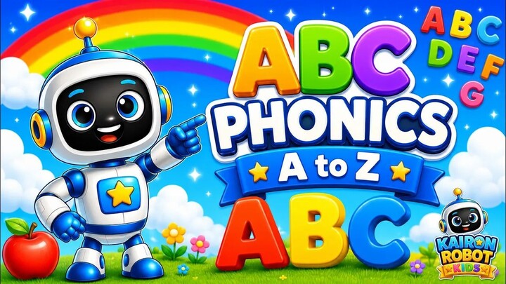 ABC Phonics for Kids | Learn A to Z with Kairon Robot! 🤖