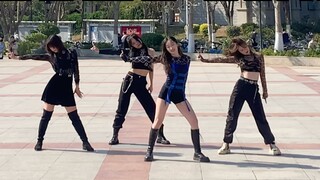 Xiamen University's super-beautiful senior sister performed BlackPink's DDU-DU DDU-DU! ! The audienc