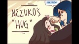 [Demon Slayer] Nezuko's Hug | Comic Dub