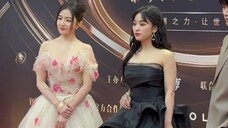 微博之夜红毯,虞书欣瘦好多,沈月李兰迪养眼,田曦薇王楚然陈哲远同框