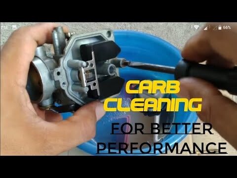 Carburetor cleaning in easy way (Tagalog)