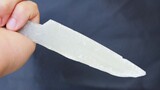 How to make rice into the sharpest rice-knife in the world?