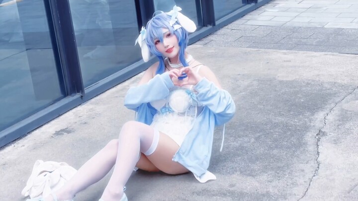 Cosplay fanart Ganyu yang kutemui di pameran komik Guangzhou! Dia adalah Wang Xiaomei si anjing kayu