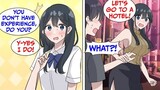 My Cute Senior Said She Was Experienced, She Invited Me To The Hotel After Our Date (Romcom Manga)