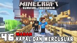Aku Di tantang Builder Bikin Kapal Perang Raksasa❗️❗️ - Minecraft Survival Indonesia (Ep.46)