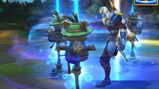 Ryze's 0-delay ultimate: Instant group teleport! Take it, this is my last rune!