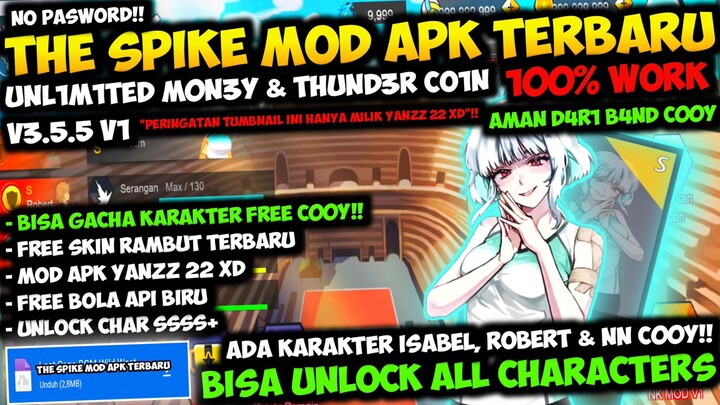 ⚡DONWLOAD⚡THE SPIKE VOLLEYBALL MOD V3.5.5 by NKMOD || The Spike Mod Apk Unlock All Characters