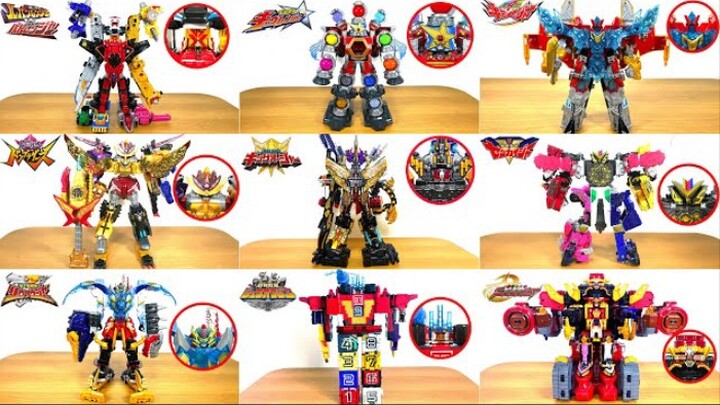 最強ロボット大特集！スーパー戦隊の変形合体ロボットの最終形態を一気に紹介！大合体だ！