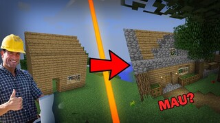 CARA MEROMBAK RUMAH MENJADI KEREN - Minecraft Tutorial