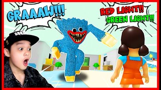 OH NO !! HUGGY WUGGY MASUK DAYCARE TAPI KETEMU CEWE SQUID GAME !! Feat @MOOMOO Roblox Indonesia