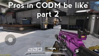 Pros in codm be like part 2 | 5 tricks that legendary players uses