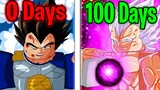 I SURVIVED 100 Days as ULTRA EGO VEGETA in Blox Fruits