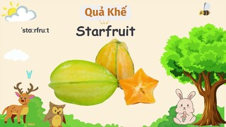 Học Tiếng Anh: Bí Mật Ngôn Ngữ Trái Cây Cho Bé