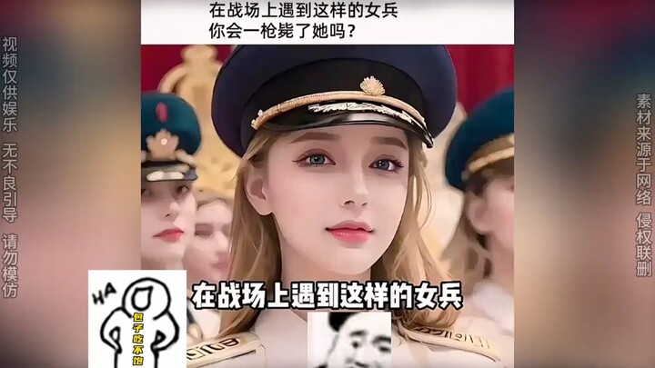 Nếu trên chiến trường gặp phải một nữ binh như vậy, bạn có bắn chết cô ấy luôn không?