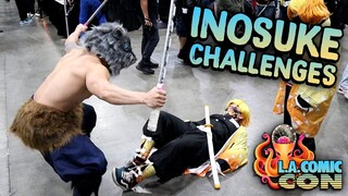 Inosuke Challenges L.A. Comic Con 2021 ft. Johnny Junkers