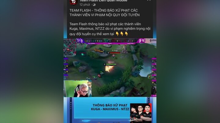 Lý do Kuga - NTzz - Maximus rời team FL 🙃 lqmb lienquan lienquanmobile_garena lienquanmobile garenalienquan xuhuongtiktok capcut teamflash