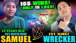 13 YEARS OLD! SAMUEL THE DAYO KID vs. WRECKER 1v1 KING! (1V1 MARKSMAN)