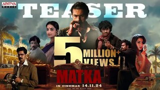 Matka Full Movie Hindi Dubbed (2024) | Varun Tej, Meenakshi Chaudhary, Nora Fatehi |