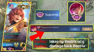 TOP PHILIPPINES BEATRIX?!! SOLO PLAYER GRIND - MOONTON THANK YOU FOR THIS NEW BADGE