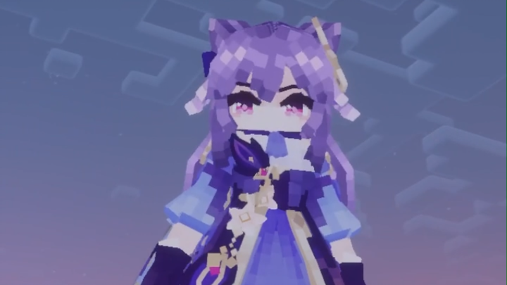 Keqing melepas rambutnya, ini mungkin penggunaan animasi transformasi terbaik [Arknights _Punpun]