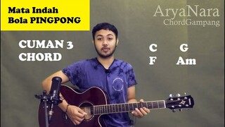 Chord Gampang (Mata Indah Bola Pingpong - Iwan Fals) by Arya Nara (Tutorial Gitar) Untuk Pemula