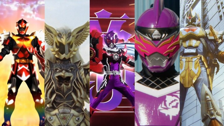 Hình dạng nâng cao của các chiến binh thế hệ phụ trong quá khứ của Super Sentai xuất hiện trong tập 