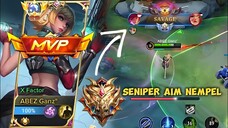 GAME PLAY BEATRIX SENIPER AUTO AIM | SAVAGE - MOBILE LEGENDS