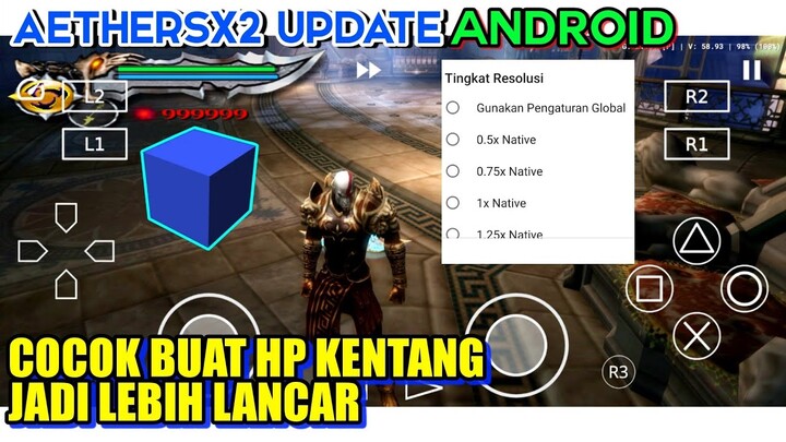 DOWNLOAD AETHERSX2 PS2 ANDROID UPDATE LEBIH LANCAR BUAT HP KENTANG