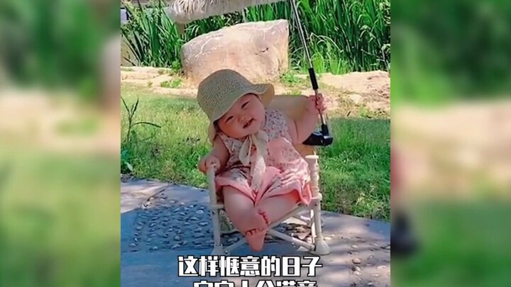#Terlihat jelas si bayi sangat puas dengan rumah ini# Bisa lahir di keluarga papa dan mama saja suda