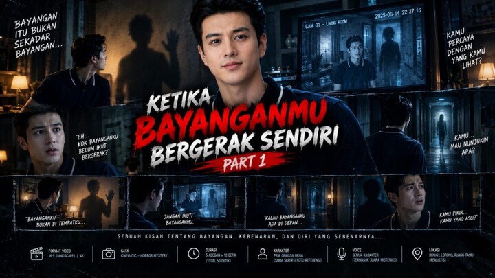KETIKA BAYANGANMU BERGERAK SENDIRI PART 1 (AI 2026) BAYANGAN YANG ANEH
