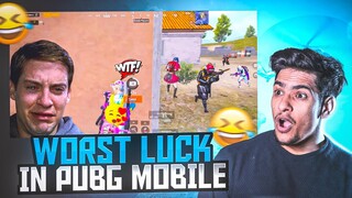 🥲Worst Luck Ever in PUBG Mobile - Funniest Moments Ever in BGMI/PUBG