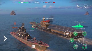 Modern Warships: RF ADMIRAL NAKHIMOV in Grinding mode.