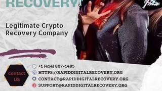 RECOVER SCAMMED CRYTOCURRENCY WITH THE HELP OF RAPID DIGITAL RECOVERY