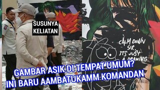 GRAFITI FUBUKI DI JAKARTA INI LANGSUNG DI URUS SATPOL PP! Memang Apa Yang Salah Sih ?
