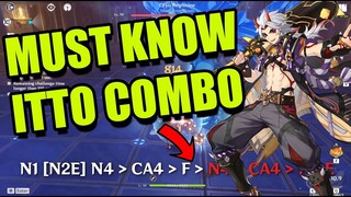 MUST KNOW for ITTO! ADVANCE Combo, Build, Teams, NOOB TO PRO Itto Guide