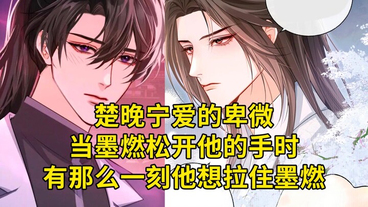 二哈58：楚晚宁爱的卑微，当墨燃松开与他的手时，有那么一瞬间他想拉住墨燃