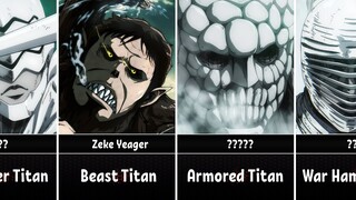 Alternate Version of Nine Titans in Attack On Titan