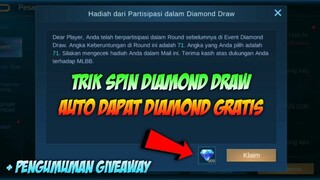 TRIK CARA MENDAPATKAN DIAMOND GRATIS DI EVENT DIAMOND DRAW MLBB | MOBILE LEGENDS BANG BANG