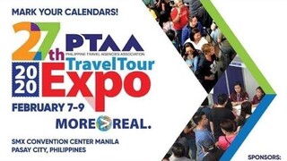 TRAVEL IS LIFE? Get your Best TRAVEL deals at 27th PTAA Travel Tour Expo 2020 this February 7-9!