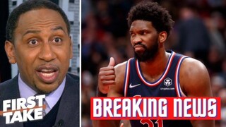 BREAKING NEWS: Stephen A. reacts to Joel Embiid clears concussion protocol, remains out